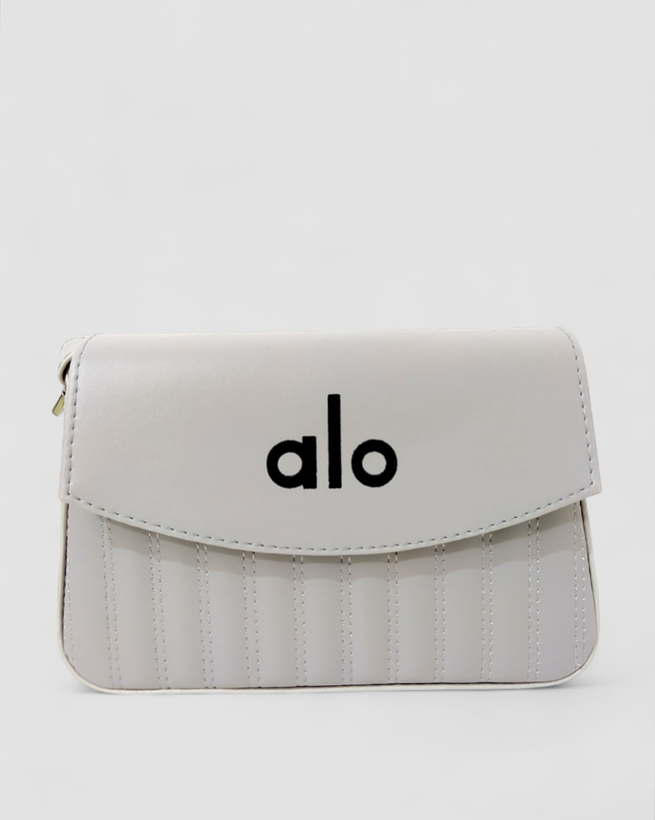 کیف دوشی کوچک زنانه الو رنگ طوسی