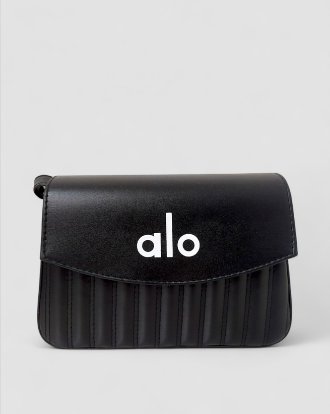 کیف دوشی کوچک زنانه مشکی الو