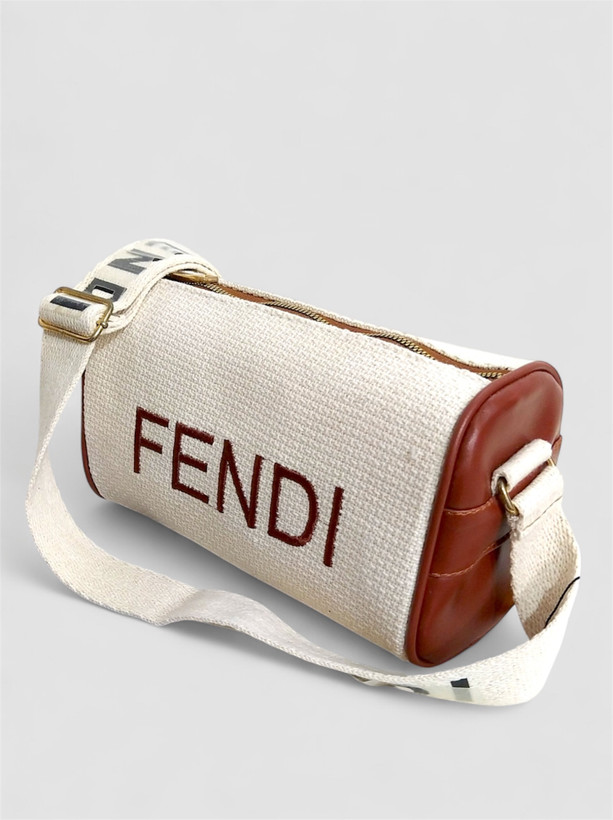 کیف کنفی زنانه فندی عسلی