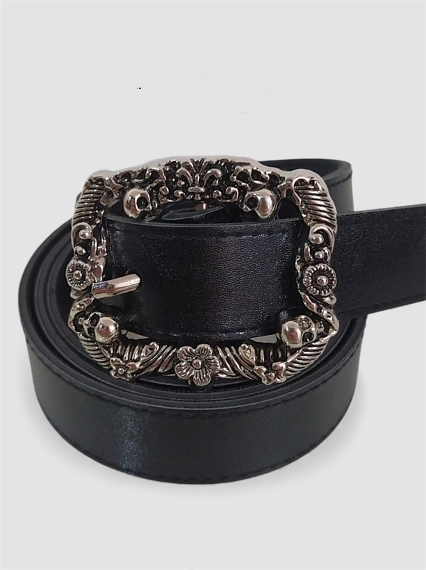 کمربند زنانه فشن سگک اسکلت