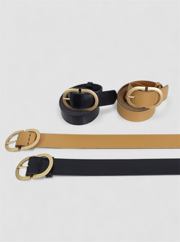 کمربند زنانه چرم کلاسیک