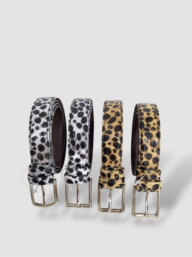 کمربند پلنگی ورنی مجلسی