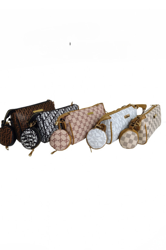 کیف زنانه دستی کوچک لویی ویتون رنگ کرم